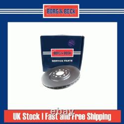 2x Disques de frein ventilés avant Borg & Beck pour Alfa Romeo Brera 2.4 JTDM 20V