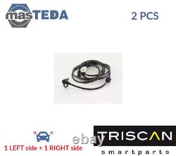 2x Triscan Front Abs Wheel Speed Sensor Pair 8180 15177 A Pour Alfa Romeo 156