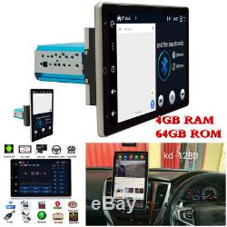 4 + 64go 10.1in Simple Din Android 9.0 Car Radio Fm Stéréo Am Sat Nav Gps Wifi Bt