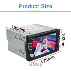 6.2 Double 2din Car DVD Player Touch Radio Stereo Gps Sat Nav Android 9.0 2+16g