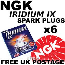 6x Bougies d’allumage NGK IRIDIUM IX UPGRADE pour ALFA ROMEO 166 3.0 V6 24V 99- N° 6418