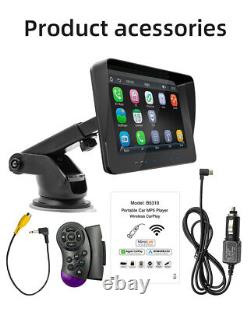 7 pouces portable pour Apple CarPlay Android Auto autoradio stéréo Bluetooth FM USB