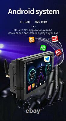 7in Android 10.1 Radio De Voiture Stereo Mp5 Écran Tactile Bluetooth Fm Gps Wifi