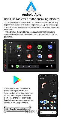 7in Voiture Radio Touch Écran Mp5 Lecteur Stéréo Bluetooth Avec Apple Carplay/android