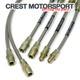 Alfa Romeo Alfasud Avec Disques Int&eacute;rieurs 1986- Durites De Frein Black Diamond Dhk178