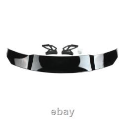 Aileron de coffre de course style GT universel noir brillant 143x22 cm