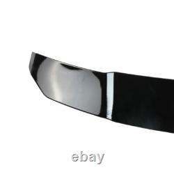 Aileron de coffre de course style GT universel noir brillant 143x22 cm