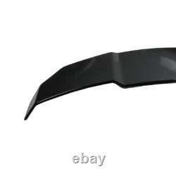 Aileron de coffre de course style GT universel noir brillant 143x22 cm