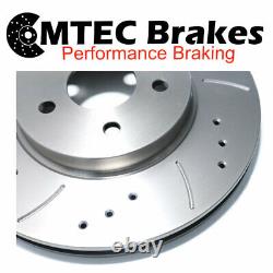 Alfa Romeo Gt Gta 3.2 2004- Front Mtec Drilled & Grooved Brake Discs 330mm