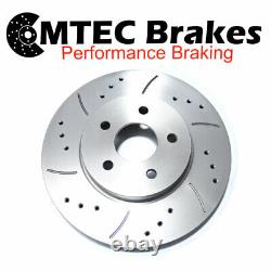 Alfa Romeo Gt Gta 3.2 2004- Front Mtec Drilled & Grooved Brake Discs 330mm