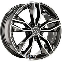 Alloy Wheel Msw 71 Pour Alfa Romeo 156 Gta 7,5x17 5x100 Et 35 Gloss Dark Grey F61
