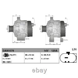Alternateur pour Fiat 500l 0.9 Denso 51874105 51929094 51874104 51929095 Alternateur pour Fiat 500l 0.9 Denso 51874105 51929094 51874104 51929095