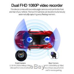 Android 8.1 10 Streaming Voiture Wifi 4g Gps Dvr Double Fhd Video Recorder Dash Cam