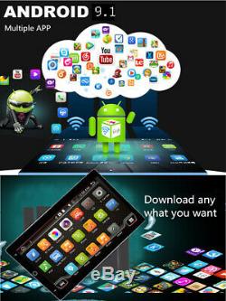 Android 9.0 Quad Core 1din 10.1in Voiture Lecteur Bluetooth Stéréo Radio Gps Sat Nav