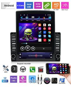 Autoradio 2DIN avec écran 9.7 pouces, lecteur MP5, Android 9.1, GPS, Bluetooth, WIFI, 1G+16G