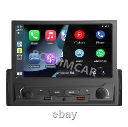 Autoradio de voiture Bluetooth 1 Din 7 pouces sans fil CarPlay Lecteur MP5 Miroir Liens MP5 Player