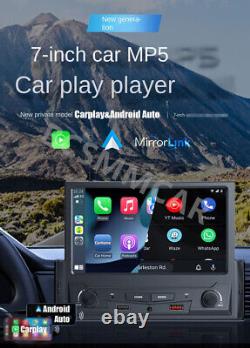 Autoradio de voiture Bluetooth 1 Din 7 pouces sans fil CarPlay Lecteur MP5 Miroir Liens MP5 Player