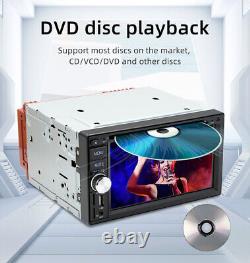 Autoradio double DIN avec lecteur DVD intégré, Bluetooth, FM, USB, RDS et lecteur MP5