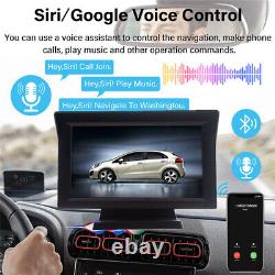 Autoradio sans fil/filaire avec Apple/Android Carplay, Bluetooth et écran tactile de 7 pouces.