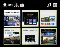 Autoradio stéréo de voiture 2Din Android 9.1 GPS NAVI WiFi Lecteur MP5 + caméra 12LED