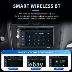 Autoradio stéréo de voiture Bluetooth simple DIN 7 pouces MP5 avec lecteur radio et fonction Carplay Mirror Link câblé