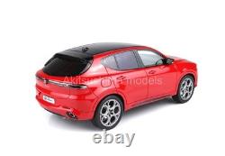 BBR BBRC1858A 1/18 Alfa Romeo Tonale Tributo hybride rechargeable 2023 rouge avec vitrine