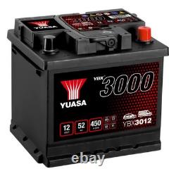 Batterie de voiture YUASA 12V 52Ah 450A B13 B14 T1, démarreur, convient pour Alfa 33 1.7 i.e. 4x4