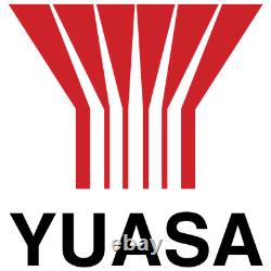 Batterie de voiture YUASA 12V 76Ah 680A B3 T1 Démarreur SMF Compatible avec Chrysler Voyager 3.8 AWD