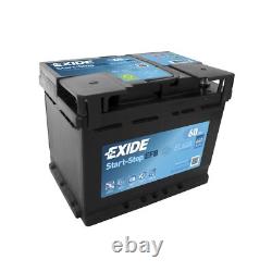 Batterie pour Mercedes Classe C S202 C 180 T Exide EFB 12V 60Ah 640CCA Type AFB027