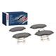 Bosch 0986494581 Ensemble De Plaquettes De Frein à Disque Pour Essieu Avant, 1 Unité 1 Ensemble De 4 Plaquettes