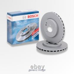 Bosch 2 x disques de frein ventilés compatibles Alfa Romeo Giulia 2015-2022 2.0 2.2