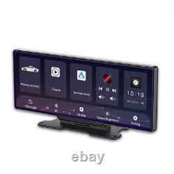 Caméra de tableau de bord Wifi 10.26 pouces pour Apple Carplay Android Auto Bluetooth DVR Vidéo FM