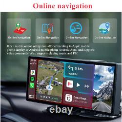 Caméra de tableau de bord Wifi 10.26 pouces pour Apple Carplay Android Auto Bluetooth DVR Vidéo FM