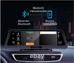 Caméra de tableau de bord pour voiture Android 8.1 4G WiFi ADAS Dual Lens DVR GPS Navigation