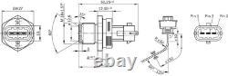 Capteur de pression de carburant compatible avec IVECO DAILY Mk3, Mk4 3.0D de 99 à 11 Bosch 504152959 Neuf