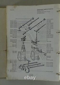 Catalogue des pièces Alfa Romeo GT 1300 Junior + GTA 1300 Junior Année 1968-70