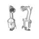 Catalyseur Euro 5 Bm Pour Fiat Punto Evo 2009-2012 1.4 Bm92030h