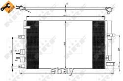 Condenseur de climatisation adapté à ALFA ROMEO 159 939 2.2 de 05 à 11 939A5.000 climatisation AC