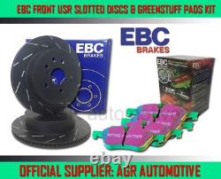 DISQUES EBC AVANT USR PADS GREENSTUFF 257mm POUR FIAT MAREA 1.9 TD 100 CH 1996-97