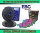Disques Ebc Avant Usr Pads Greenstuff 257mm Pour Fiat Marea 1.9 Td 100 Ch 1996-97