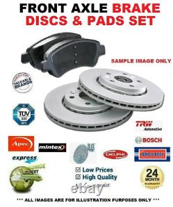DISQUES ET PASTILLES DE FREIN AVANT pour ALFA ROMEO GIULIETTA 1.6 JTDM (940FXD1A) 2010-présent