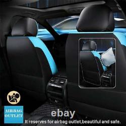 Deluxe 5d Surround Siège D’auto Couverture Pu Cuir Ensemble Complet Pour Les Accessoires D’intérieur