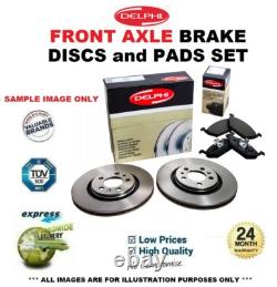 Disques de FREIN + PLAQUETTES d'ESSIEU AVANT pour ALFA ROMEO 147 1.6 16V T. SPARK ECO 2001-2010