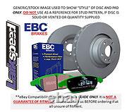 Disques de Frein Arrière EBC et Plaquettes Greenstuff pour Alfa Romeo 155 1.8 TS (92 96)