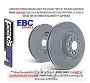 Disques de Frein Arrière EBC et Plaquettes Greenstuff pour Alfa Romeo 155 1.8 TS (92 96)