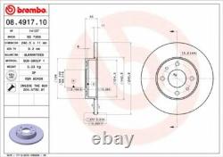 Disques de frein arrière + plaquettes BREMBO pour ALFA ROMEO 145 1.4 i. E. 16V TS 1996-2001