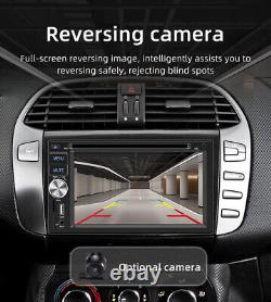 Double 2 Din 6.2 pouces pour CarPlay Android Auto Autoradio stéréo de voiture Bluetooth avec caméra