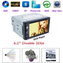 Double Din 6.2in Voiture Stereo Radio Lecteur CD DVD Fm/usb/sd Lecteur Mp5 Multimedia