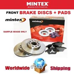 ENSEMBLE DE DISQUES DE FREIN DE L'ESSIEU AVANT MINTEX + PLAQUETTES POUR ALFA ROMEO GT 3.2 GTA 2003-2010