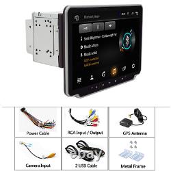Écran tactile Double Din Autoradio stéréo Bluetooth GPS Nav MP5 Lecteur Rotatif